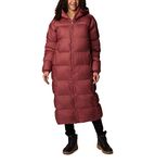 Columbia Women's Puffect Long Jacket, Beetroot, Medium