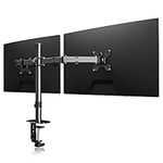 Suptek Dual LED LCD Monitor Desk Mount Heavy Duty Fully Adjustable Stand for 2 / Two Screens up to 27 inch (MD6442)