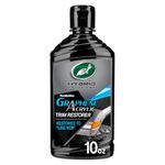 Turtle Wax Hybrid Solutions Graphene Acrylic Black Trim Restorer, 296 ml | Plastic Restoring Agent for Exterior Trims | UV Protection | Revitalizes Faded Plastics to Like-New Condition | Long-Lasting,