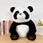 Panda Stuffed Animals Plush, Cute Plushies for Animal Themed Parties Teacher Student Award, Animal Toys for Baby, Boy, Girls, Great for Nursery, Room Decor, Bed (Panda) - 1 Feet (28cm)