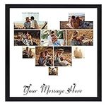 Personalized Photo Collage Heart Sh