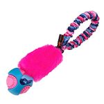 Tug-E-Nuff Pocket PowerBall Fauxtastic | Pocket-sized Tug Toy | Durable Bungee Tug Toy for Dogs | Ideal for Interactive Dog Training and Dogs of all Ages | Made of Durable Faux Fur | 29cm (11.5inches)