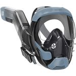 Seaview 180 V3 Full Face Snorkel Mask Adult- The V3 is The Perfect Snorkeling Gear for Adults- Diving Mask with 180 Panoramic Viewing- Masque de plongée adulte - Scuba Mask Up to 600% Easier Breathing