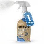 Pestmatic Spider Killer Spray 1 Litre, Spider Repellent Spray, Effective Treatment that Kills Spiders Larvae & Eggs on Contact, Indoor & Outdoor Spider Control, Long Lasting 12 Weeks Protection