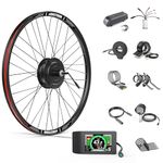 Bafang 48V 500W Rear Hub Motor Kit 26" 27.5" 28"/29"/700C Rear Wheel Electric Bike Conversion kit Ebike Conversion Kit with Optional Battery Display