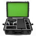 CASEMATIX Hard Shell Travel Case Pro Edition Compatible with Xbox Series X Console, Controllers, Headset and Other Accessories - Waterproof and Crushproof Carrying Case with Customized Foam Interior