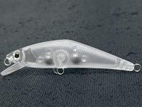 wLure 10 Blank Unpainted Minnow Crankbait Topwater Lipless Jerkbait Fishing Lures V3 (UPM854P10)