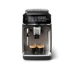 Philips 3300 Series Fully Automatic Espresso Machine - 5 Hot & Iced drinks, 40% Quieter SilentBrew, Ceramic Grinder, Aquaclean Filter, Black Chrome (EP3326/90)