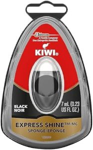 KIWI Express Shoe Shine Sponge | Leather Care for Shoes, Boots, Furniture, Jacket, Briefcase and More | Black, 0.23 Fl Oz (Pack of 1)