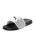 Puma unisex-adult Geo Black-White Slide Sandal - 9 UK (39453802)