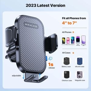 Miracase Car Phone Holder – Universal Dashboard & Windshield Mount