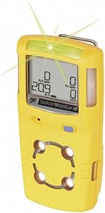 BW Technologies MCXL-XWHM-Y-NA GasAlertMicroClip XL 4 Gas Detector, CO, H2S, LEL and O2, Yellow