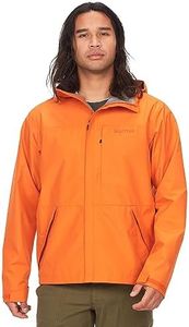 MARMOT Men's GORE-TEX Minimalist Rain Jacket - Packable, Breathable, Durable Wind & Water Protection, Tangelo, Small