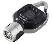 Streamlight 73300 Pocket Mate 325-Lumen Keychain/Clip-on USB Rechargeable Flashlight, Grey,