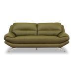 Homevibes Elegant Oasis Leatherette Premium Leather Sofa|2 And 3 Seater Sofa|Best In Comfort|Best Builtin Qualit (Green, 2-Person Sofa)