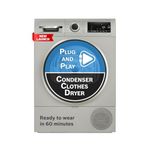 Bosch 10 kg Fully Automatic Front Load heat Pump Tumble Dryer | 100% Drying, 0% Effort | 5 Drying Options | Reduces 99.9% Allergens | Ready-to-Wear No Crease (2026 model, WQG2520XIN, Silver Inox)