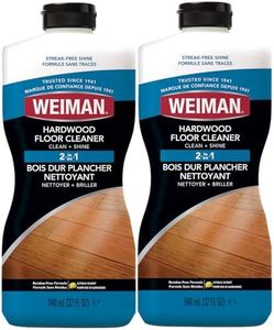 Weiman Hardwood Floor Cleaner for Finished Wood Floors, Engineered Plank Flooring, Vinyl, Tile & Laminate - 32 oz (2 PACK)