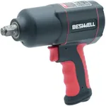 BESWELL® 1/2-Inch Air Impact Wrench with Up to Real 1180 Foot-Pounds Max Loosen Torque Output