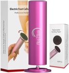 HayZBao Electric Foot File - Callus Remover for Feet,Adjustable Speed Foot Scrubber with 60 Pcs Sandpaper Discs,Professional Pedicure Tool for Dead Skin and Calluses - Matte Purple