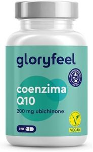 Q10 Coenzima 200 mg Puro, 120 Capsule Ad Alto Dosaggio (Scorta Per 4 Mesi), Coenzima Q10 Integratore Antiossidante Antiage, Capsule di Ubichinone, 100% Vegan, Testato in Laboratorio