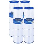 Cryspool 07080 Filter Compatible with Jandy CL460, CV460, R0554600, PJAN115, A0558000, C-7468, FC-0810, 4X115 Sq. Ft Pool Filter Cartridge, 4 Pack