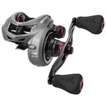 KastKing Speed Demon Elite Deadbolt Baitcasting Reel, Revolutionary No Drag Construction for Power Fishing, 7.4:1 Gear Ratio, 6.7 oz. Lightweight Aluminum Frame, 10+1 Stainless Steel BB, Left Handed