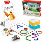Osmo - Little Genius Starter Kit for iPad - 4 Educational Learning Games - Ages 3-5 - Phonics & Creativity - STEM Toy Gifts for Kids, Boy & Girl - Ages 3 4 5 Preschool (Osmo iPad Base Included)