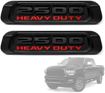 68362211AB 68362212AB Hood Emblem Bezel Set, 1 Pair Left & Right Black