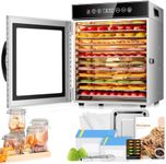 KWASYO Stainless Steel Dehydrator, 