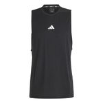 adidas Mens Designed for Training Workout Tank Top, Black, Small