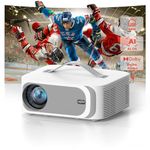 [AI OS/1200ANSI/Netflix Licensed] Projector 4K, Smart TV Projector Bluetooth 5.2 & WiFi 6: Auto Keystone Focus, 30W Dolby Audio, Native 1080P HDR10+, Lisowod 2025 Portable Projecteur for Outdoor Movie