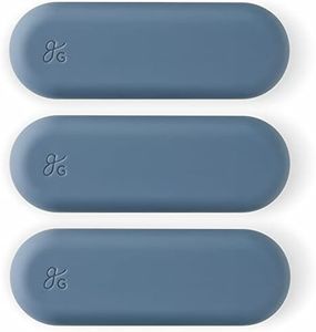 Greater Goods Sous Vide Weights with Silicone Shell and Stainless Steel Center, The Perfect Accessories for Completing a Sous Vide Set, Designed in St. Louis, Pack of 3 (Stone Blue)