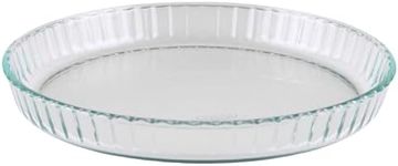 Pyrex Glass Fluted Quiche Flan Dish