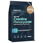 Creatine Monohydrate Powder 500g - Micronised, Unflavoured & Vegan - Pure Creatine Powder for Performance & Muscle Strength - Creatine Nutritional Supplements for Post & Pre Workout - 165 Servings