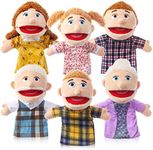 6 Pcs Family Hand Puppets 12 Inch G