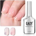 GAOY Pink Jelly Nude Gel Nail Polis