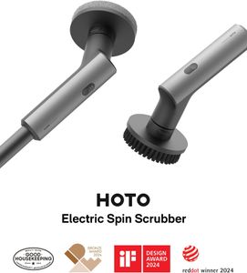 HOTO Cordless Spin Scrubber – Rechargeable Electric Cleaning Brush