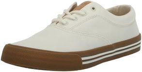 Sperry Mens Shoes Men's Striper II CVO Seasonal Sneaker, White Linen, 9.5