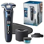 Philips Norelco Shaver 7800, Rechargeable Wet & Dry Electric Shaver with SenseIQ Technology, Quick Clean Pod, Charging Stand, Travel Case and Pop-up Trimmer, S7885/85