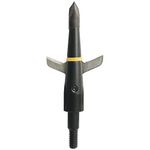 Swhacker 100 Grain 1.75-Inch Cut Broadhead (Set of 3), Large, Black by Swhacker