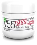 V55 MAX Double Strength Salicylic Acid Skin Cleansing Cream with Tea Tree Oil and Sulphur - Paraben and Cruelty Free - 50ML