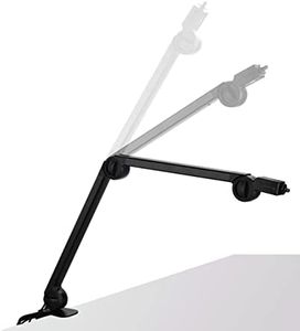 CHERRY MA 6.0 UNI Premium Microphone Arm Stand. Adjustable and Universal Mic. Made of Aluminum with Desk Clamp, For Podcast, Streaming, Gaming or Office. Built in USB Hub with Two Ports