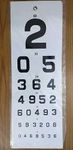 Sugra SNELLAN CHART COUNTING Vision Test Chart (Golovin Sivtsev Table)