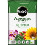 Miracle-Gro Performance Organics All Purpose Enriched Compost, 40 Litre Bag (Bee,Child,Pet Friendly)