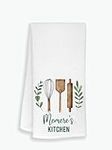 Memere's Kitchen Towel - Tea Towel Kitchen Decor - Memere's Kitchen Soft And Absorbent Kitchen Tea Towel - Decorations House Towel - Dish Towel Gift For Mother's Day - Birthday - Holiday