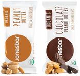 JONESBAR (Peanut Lovers, 12 Count (Pack of 1)), USDA Organic Fruit & Nut Bar, Non-GMO, Kosher, Vegan, Gluten Free, Simple Snack Bar