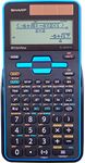 Sharp Calculators EL-W535TGBBL 16-Digit Scientific Calculator with WriteView, 4 Line Display, Battery and Solar Hybrid Powered LCD Display Color may vary