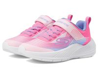 Skechers Girls Microspec Advance Sneaker, Pink Purple, 12 UK Child
