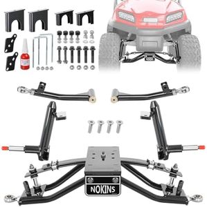 NOKINS Golf Cart 6 Inch A-Arm Lift Kit for Club Car Precedent Tempo Onward 2004-up Electric or Gas, Steering Limit Design