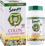 Sanar Naturals Colon Cleanser - for Weight Management Detox and Gut Health- Dietary Fiber, Herbal and Probiotics Blend, Digestive Support Supplement for Women & Men, 90 Capsules